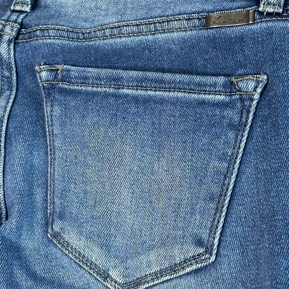 Kancan Mid-Rise Distressed Skinny Jeans | Women's Size 7/27 - Picture 8 of 12